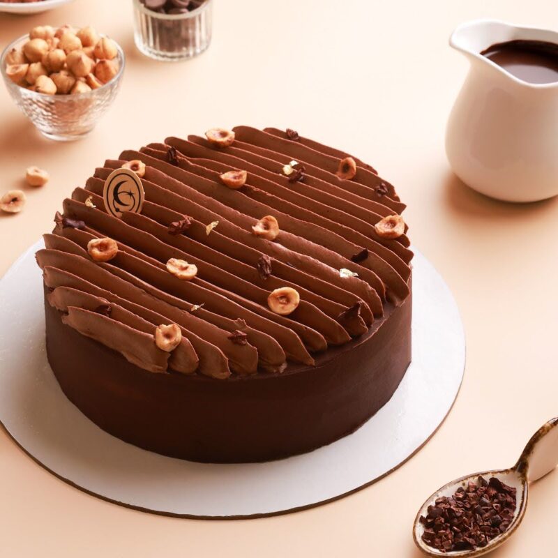 Belgian Chocolate & Hazelnut Cake