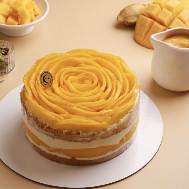 Mangosier (Mango custard Cake)