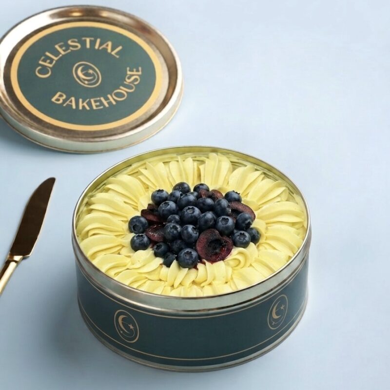 Berry & Cream Cake Tin (Sugar-free & Gluten-free)