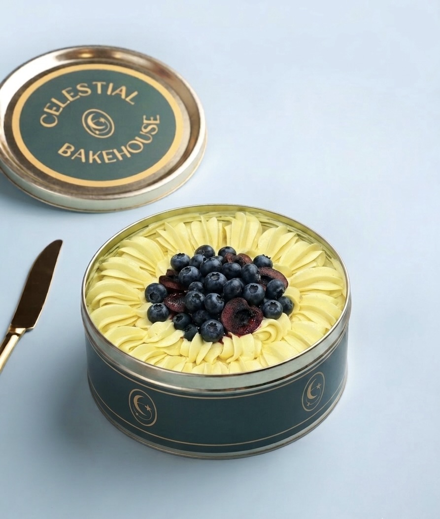 Berry & Cream Cake Tin (Sugar-free & Gluten-free)